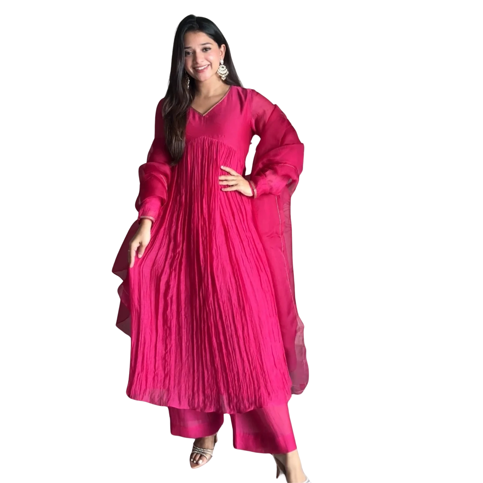The Malabar Kasavu Salwar Suit | Traditional Cream & Gold Handloom Set2