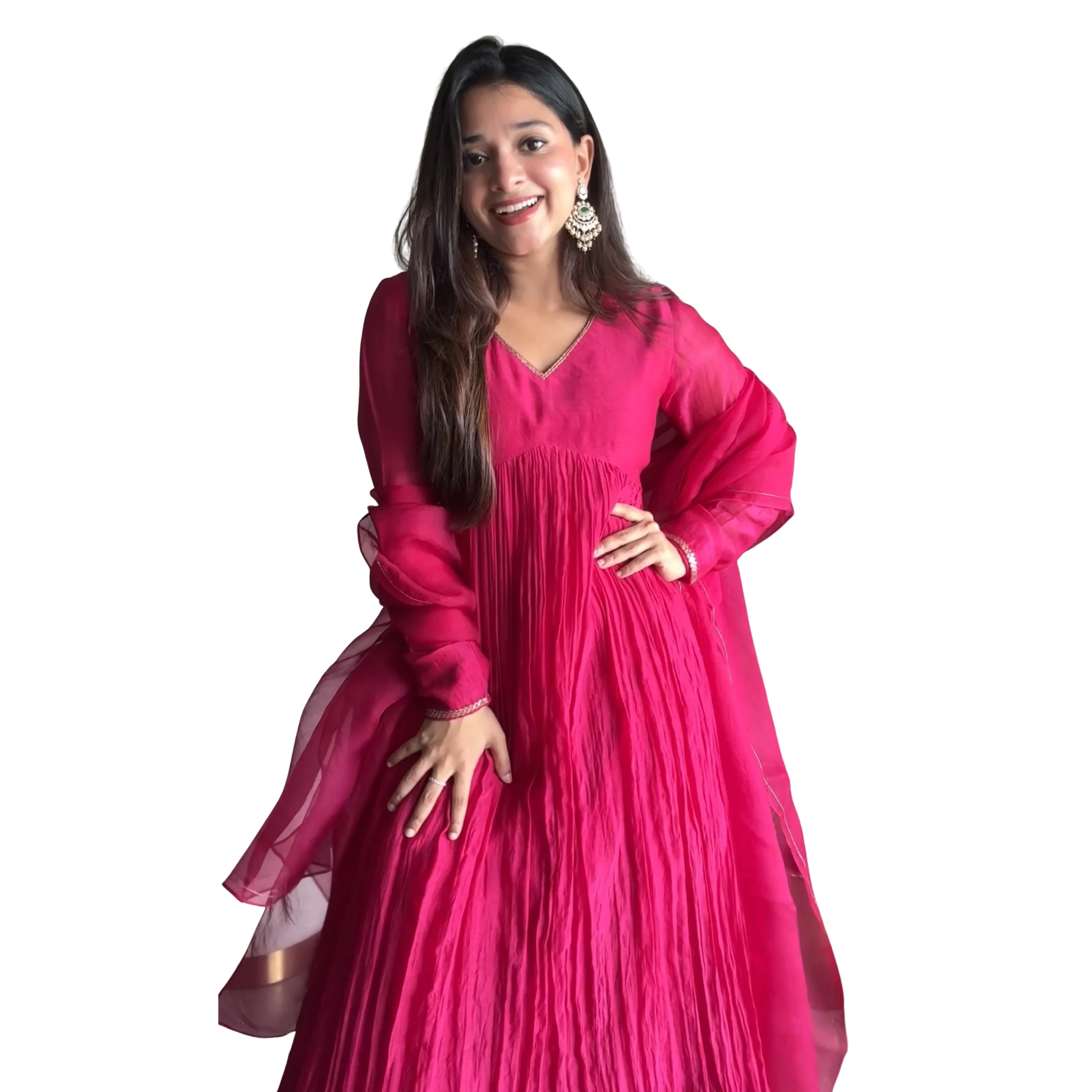 The Malabar Kasavu Salwar Suit | Traditional Cream & Gold Handloom Set2