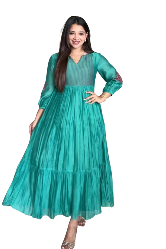 The Malabar Kasavu Salwar Suit | Traditional Cream & Gold Handloom Set3
